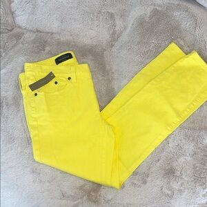 J. Crew Bright Yellow Women's Skinny Jeans